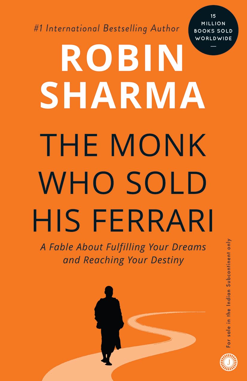61OByUf1TfL._SL1275_ The Monk Who Sold His Ferrari by Robin Sharma - Image 1